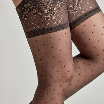 Conte Happy 20 Den - Fantasy Thin Stockings for Women with Polka Dots (19С-176СП)