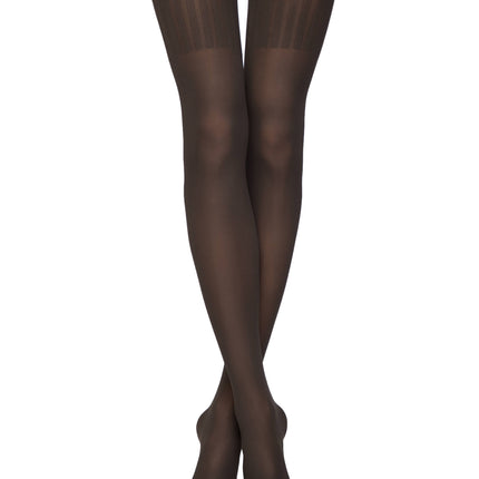 Conte Erica 60 Den - Fantasy Opaque Women's Tights with Imitation Mélange Golfs (12С-7СП)