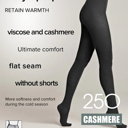 Conte Cashmere 250 Den - 7% Cashmere Warm Thin Soft Women's Tights (14С-122СП)