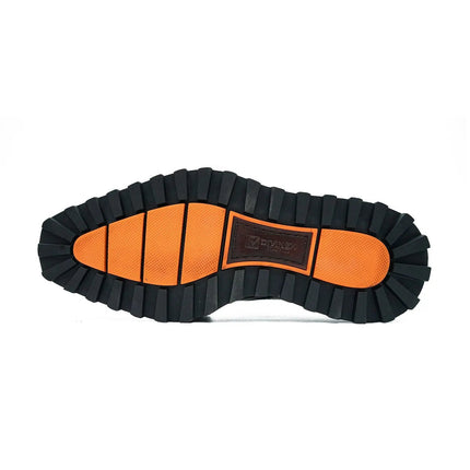 Grain of Tumbled Kangaroo Leather Monk Shoes