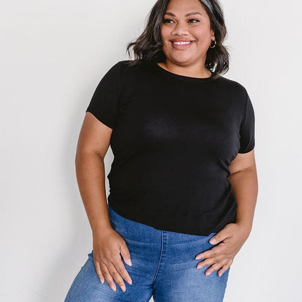 Crew Neck Boyfriend Full-Length - Layering Top