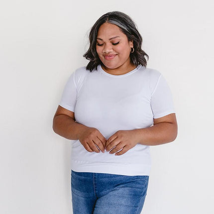 Crew Neck Boyfriend Full-Length - Layering Top