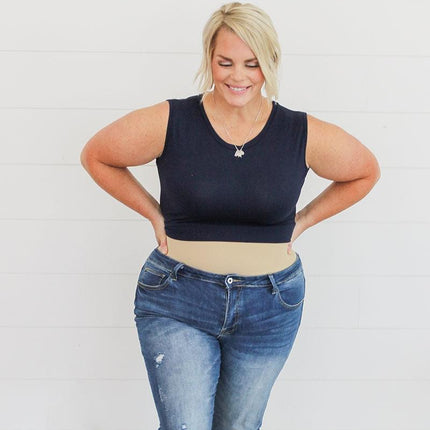 Crew Neck Tank Halftee