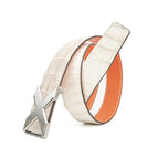 Silver buckle / 80