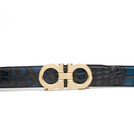 Handcrafted Alligator Leather Belts DVG266