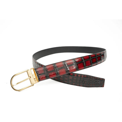 Handcrafted Alligator Leather Belts DVG311