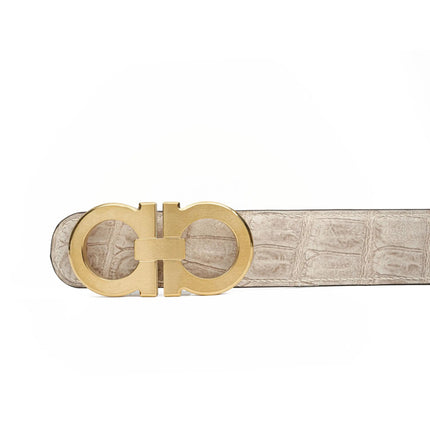 Handcrafted Alligator Leather Belts DVG352