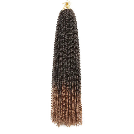 30" Passion Twist Crochet Hair - Ombre - Pre-Looped - 16 Strands/Pack - Synthetic