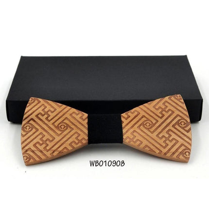 Husky Collection Wooden Bow Ties - 9 Colors & Styles