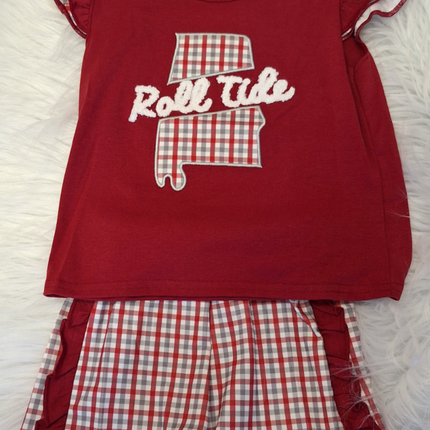 2 PCS Alabama Short Set