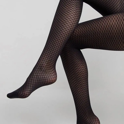 Conte Club 30 Den - Fantasy Dense Women's Tights with geometric pattern (21С-94СП)