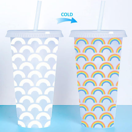 Rainbow Color Change Cups - set of 2