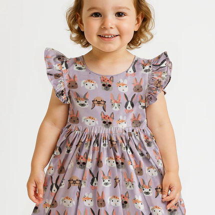 Midsummer Bunnies (Twirl Dress)