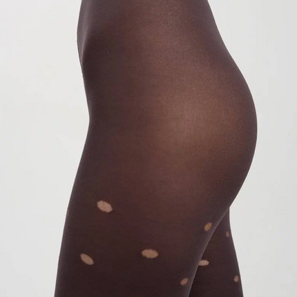 Conte Enjoy 50 Den - Fantasy Opaque Women's Tights with Sheer Polka Dots (19С-241СП)