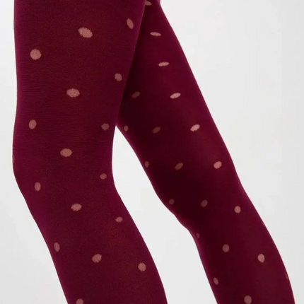 Conte Enjoy 50 Den - Fantasy Opaque Women's Tights with Sheer Polka Dots (19С-241СП)