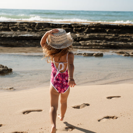 Millie One Piece Kids Swimsuit - Hibiscus Hunny