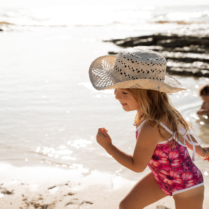 Millie One Piece Kids Swimsuit - Hibiscus Hunny