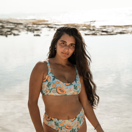 Amanda Bikini Top - Papaya
