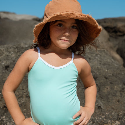 Millie One Piece Kids Swimsuit - Seafoam