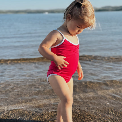 Millie One Piece Kids Swimsuit - Pitaya