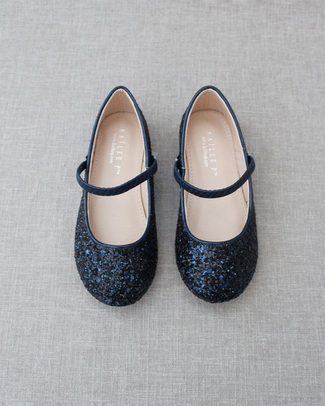 Rock Glitter Mary Jane Ballet Flats