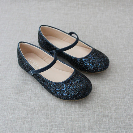 Rock Glitter Mary Jane Ballet Flats