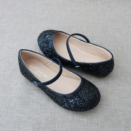 Rock Glitter Mary Jane Ballet Flats