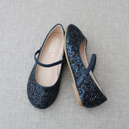Rock Glitter Mary Jane Ballet Flats