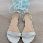 SATIN LACE UP / 9 Toddler