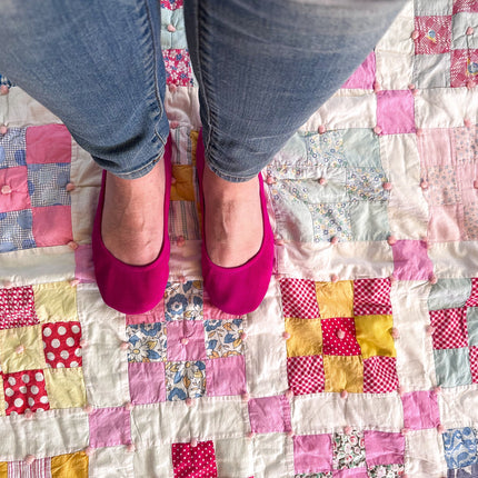 Fuchsia Suede