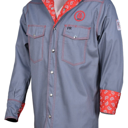 Gray Paisley FR