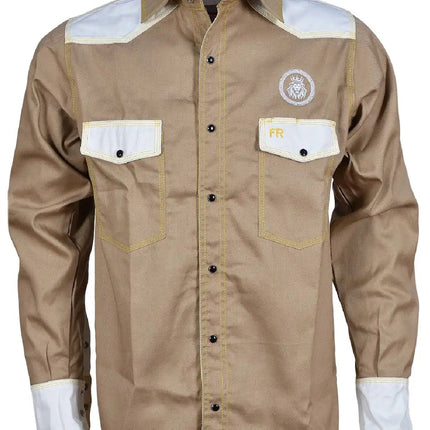 khaki White Combination FR