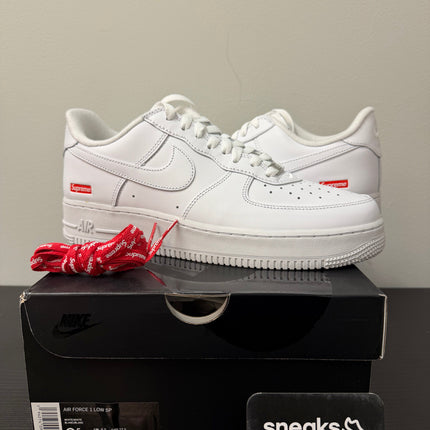 NEW Nike Air Force 1 Low Supreme White CU9225-100
