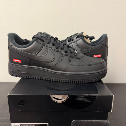 NEW Nike Air Force 1 Low Supreme Black CU9225-001