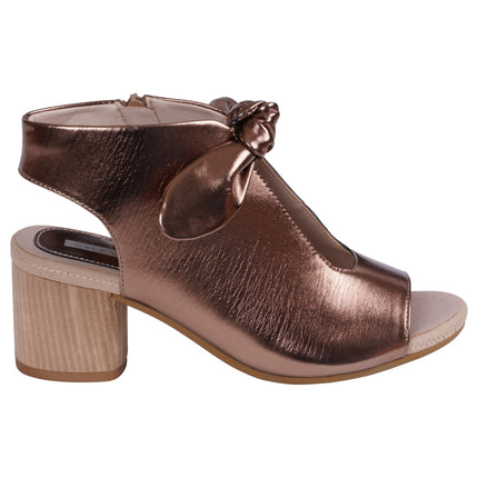 Women's Kimora Bronze Heeled Sandals