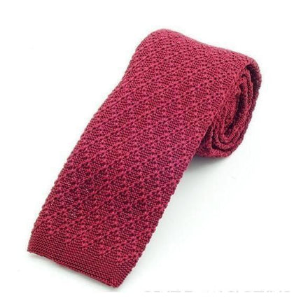 Knitted and Flat Collection Skinny Ties - 17 Colors & Styles