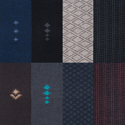 Men’s Bamboo Lightweight Dress & Trouser Socks – 8-Pack | Odor-Free, Breathable, Premium Comfort - 543