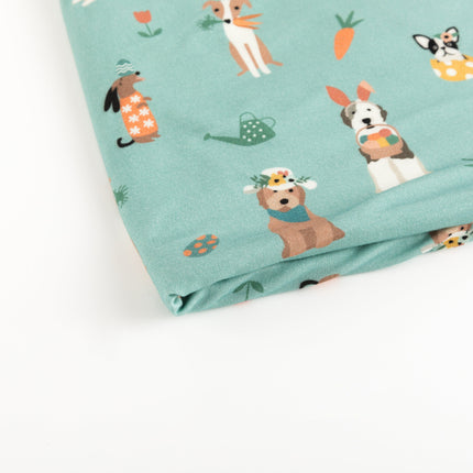 Puppy Egg Hunt (Dream Blanket) - Aquamarine