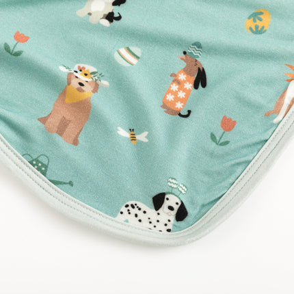 Puppy Egg Hunt (Dream Blanket) - Aquamarine