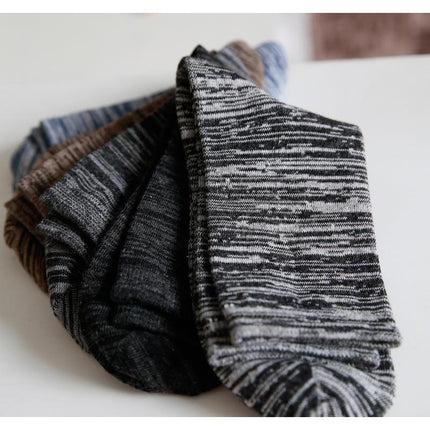 Long Cotton Stripey Collection Socks - 5 Colors