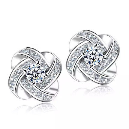 Love Knot Stud Earrings