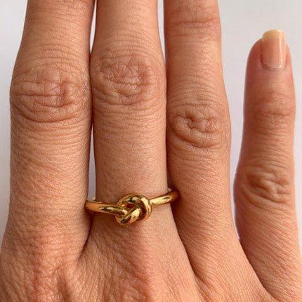 Love Knot Ring Commitment Ring