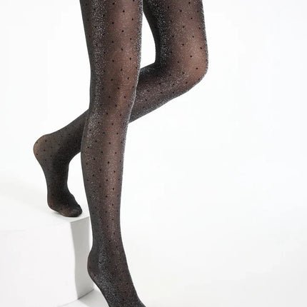 Conte Luxe Dots 30 Den - Fantasy Women's Tights with a Shiny Lurex & Polka Dots (22С-138СП)