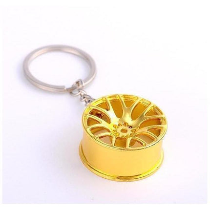 Luxury Car Rims Collection Key Chains - 3 Colors