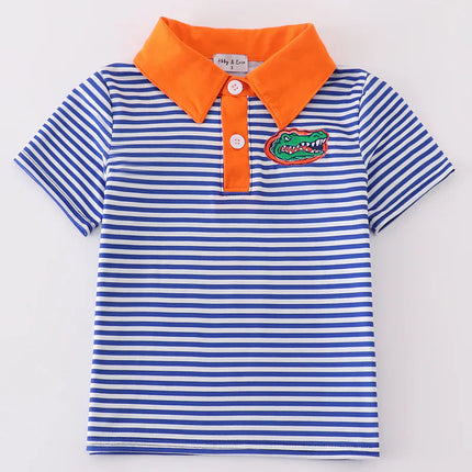 Blue stripe Florida Gators embroider button down shirt