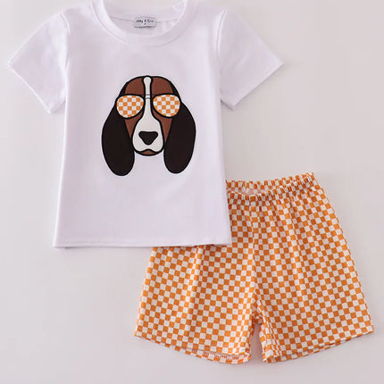 Orange tennessee applique set