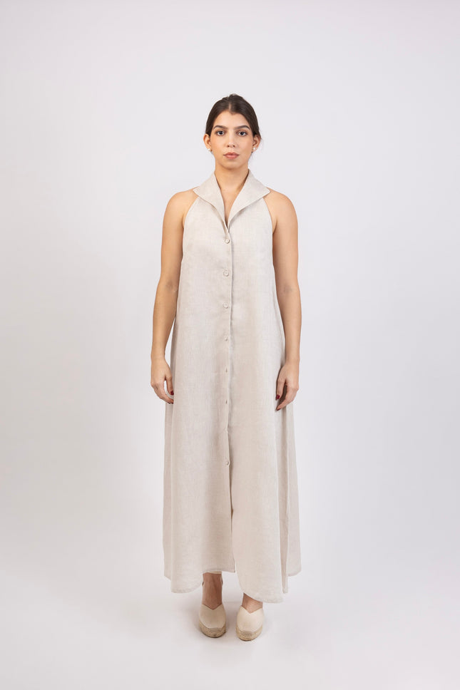 Athena Beige Dress