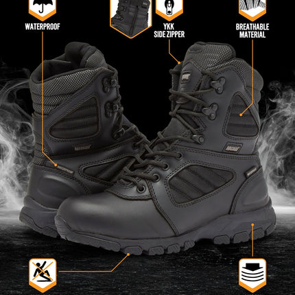 MAG LYNX 8" Police & Law Enforcement Tactical Boot SZ WP