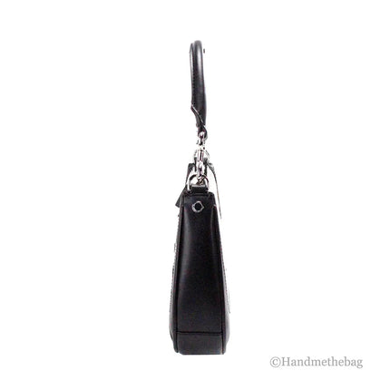 Marc Jacobs Terry Canvas Leather Hobo Shoulder Bag