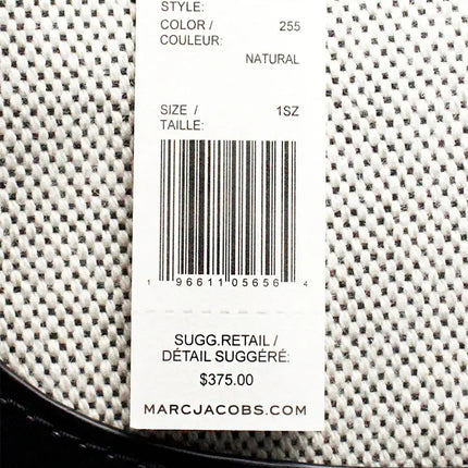 Marc Jacobs Terry Canvas Leather Hobo Shoulder Bag